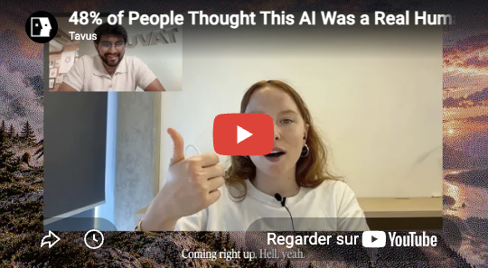La démonstration de Griffin, l'avatar vidéo de Tavus (cliquez pour voir la vidéo)