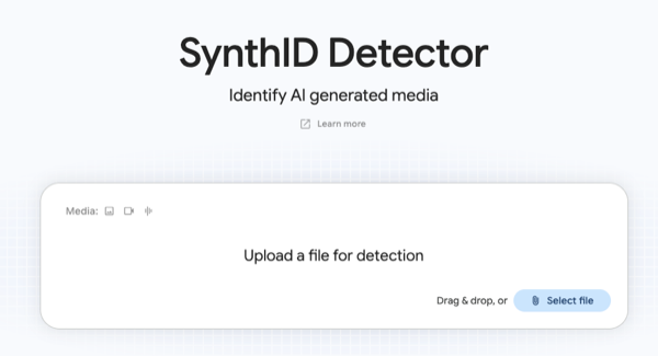 SynthID Detector, l'outil de Google pour reconnaître un contenu généré par IA